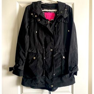 Betsey Johnson Black Coat Size Medium